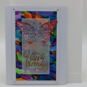 'Happy Birthday' Greeting Card (Handmade)